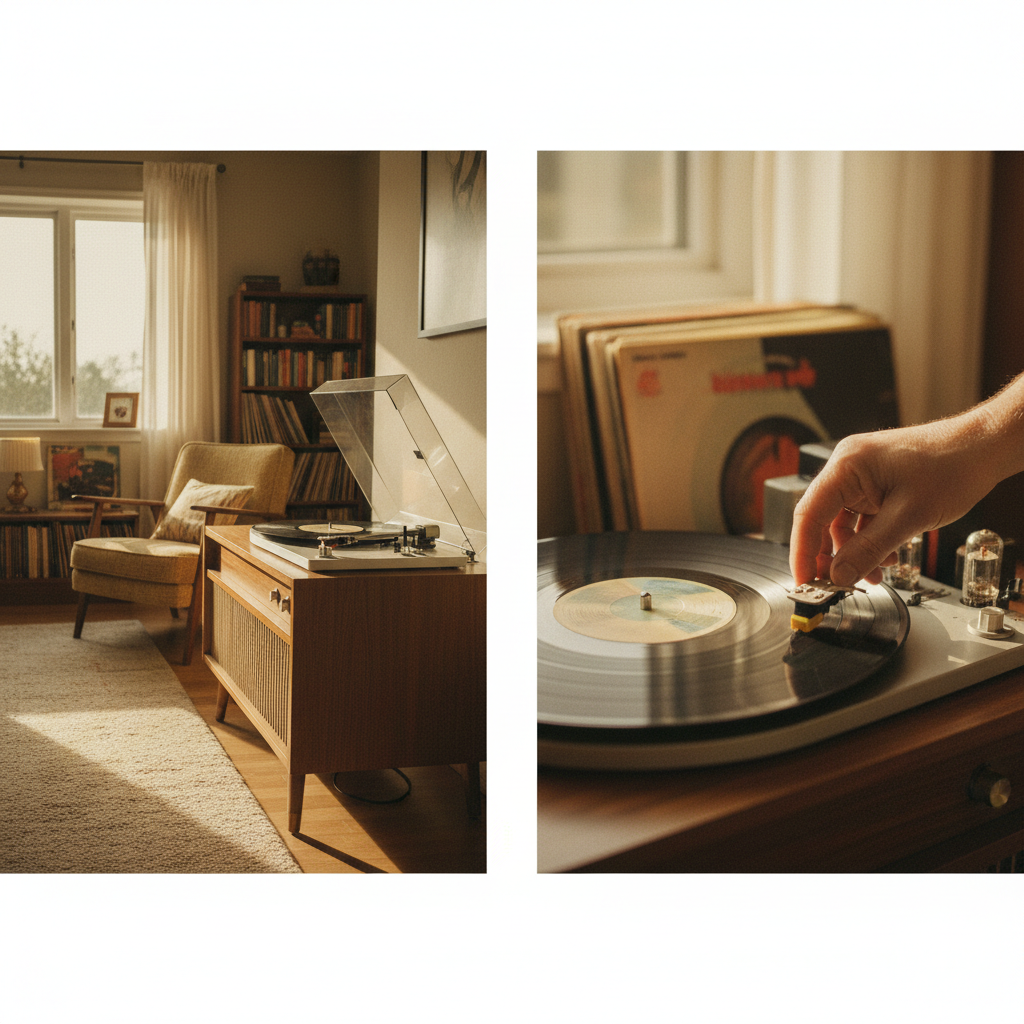 A closer memory of The Vinyl Record Player