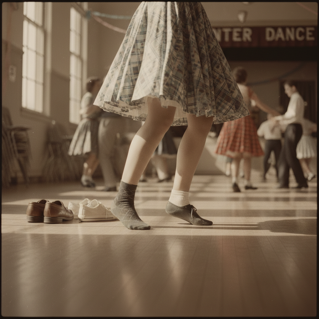 A closer memory of The Sock Hop in the School Gymnasium