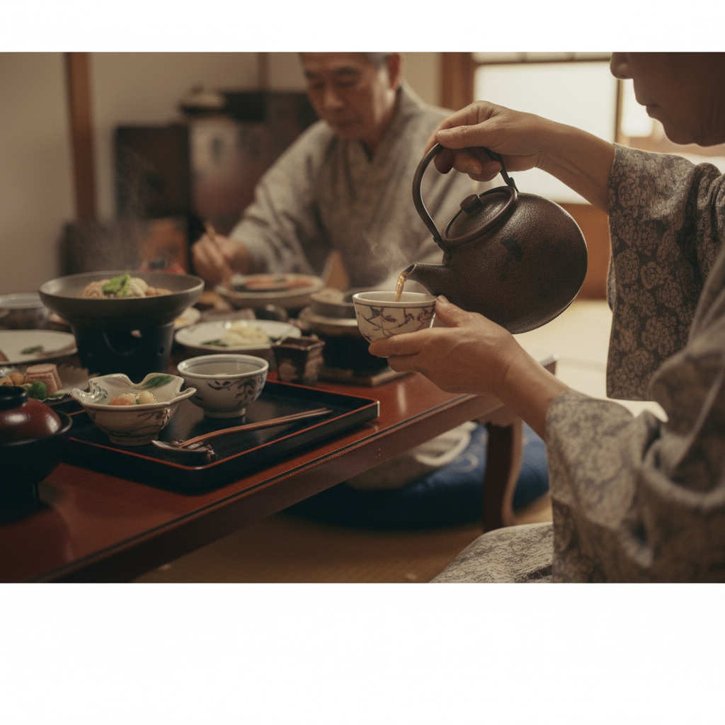A closer memory of The Tatami Room and the Floor Cushion Dinner