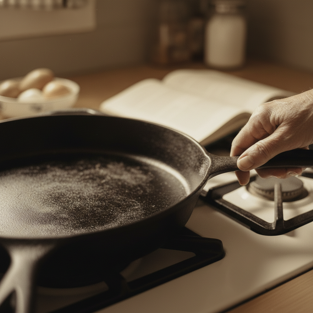 A closer memory of The Cast Iron Skillet Passed Down Generations