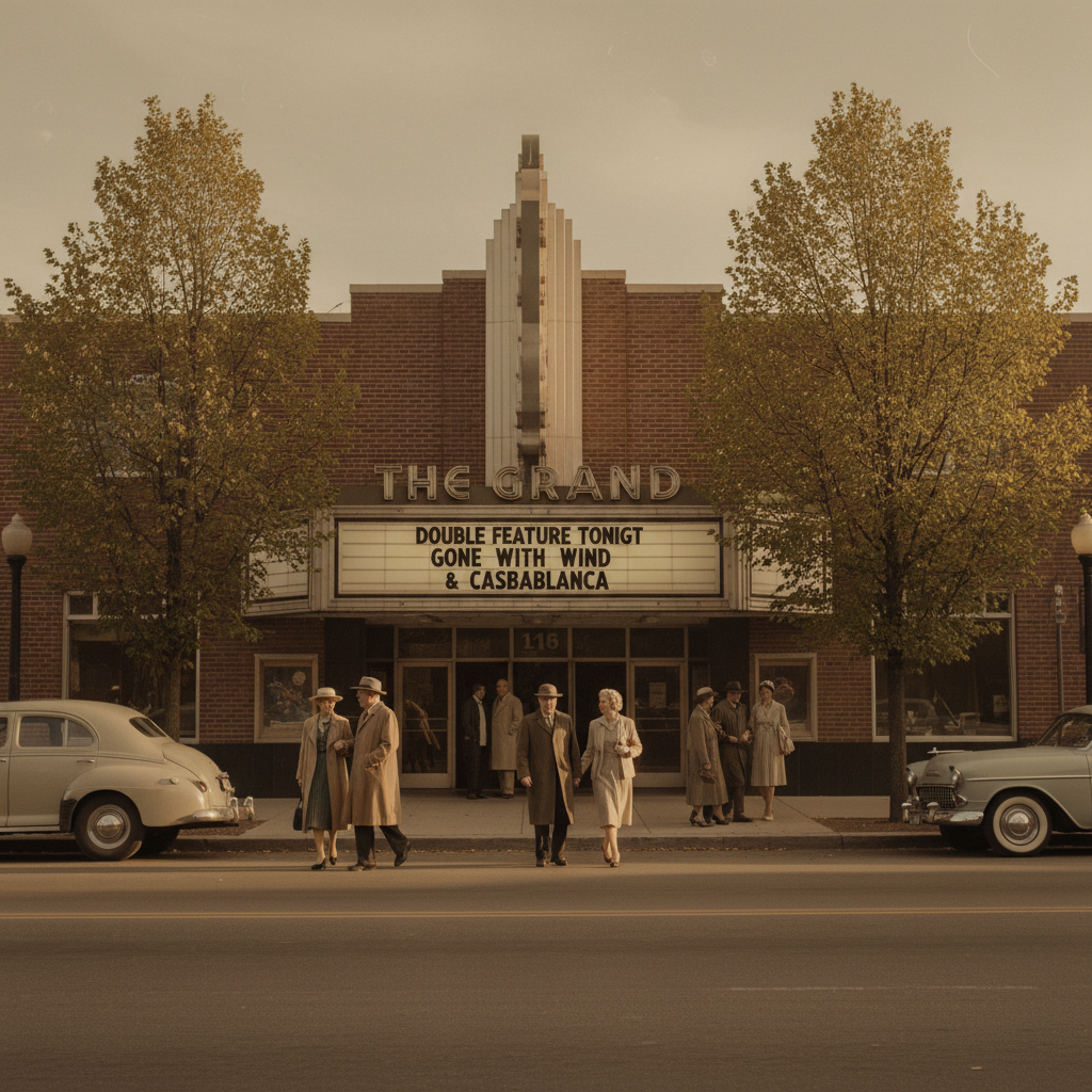 The Double Feature at the Neighbourhood Cinema — a remembered scene