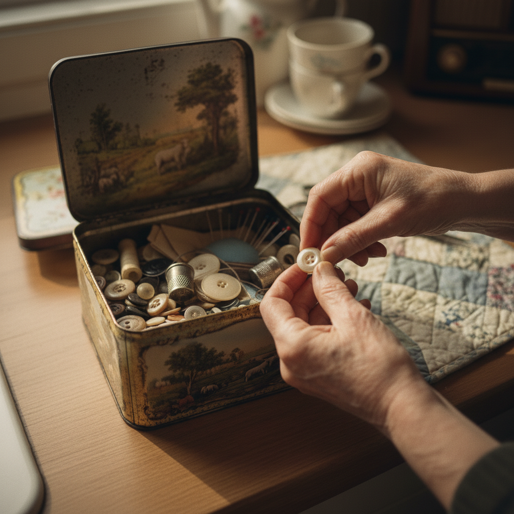 A closer memory of The Biscuit Tin That Held Everything But Biscuits