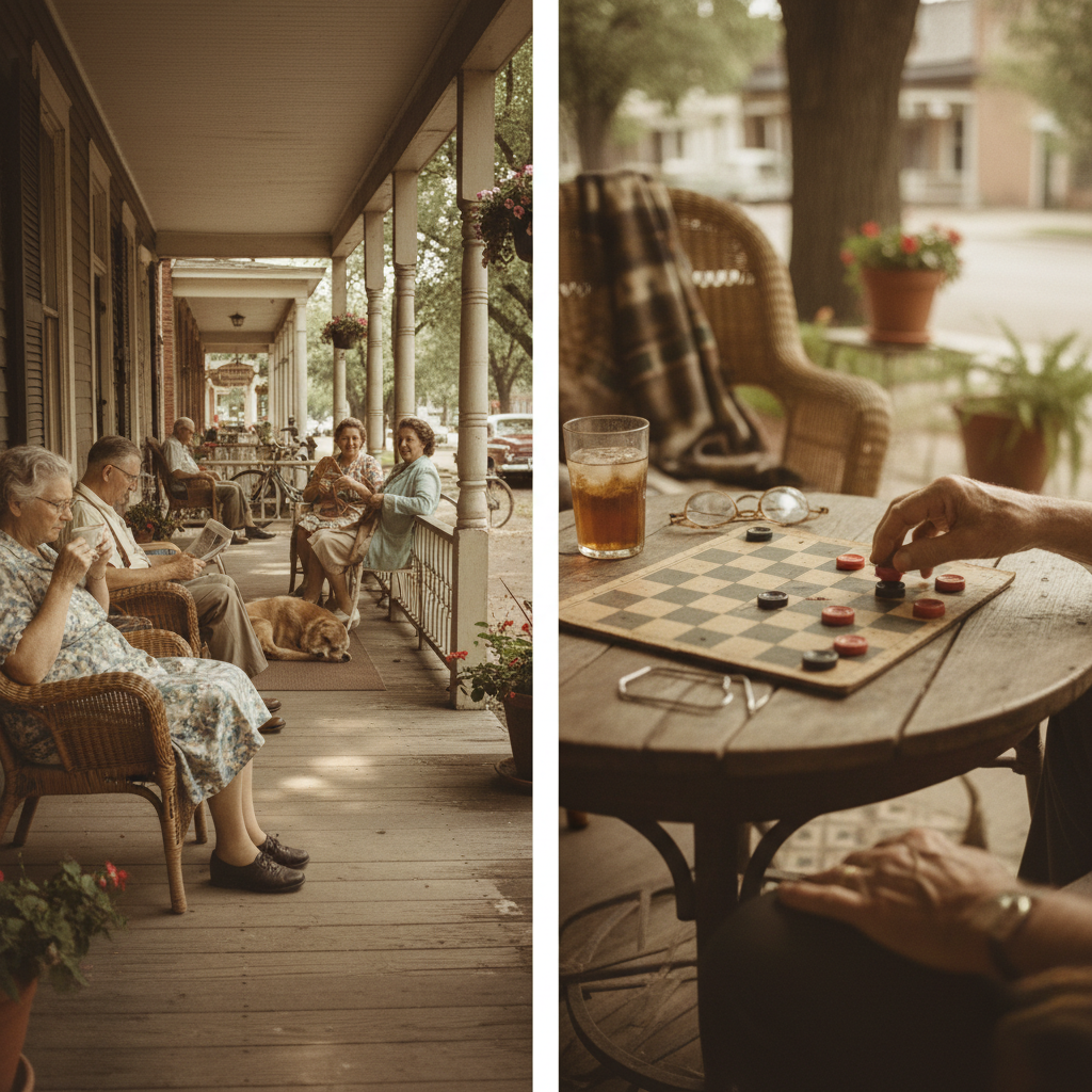 A closer memory of The Front Porch Sitting Hour
