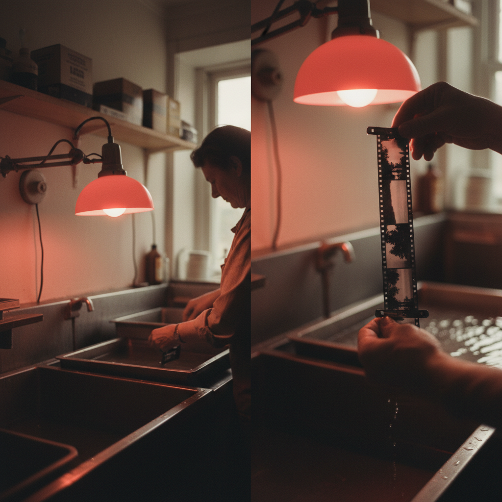 A closer memory of The Darkroom and the Red Safelight