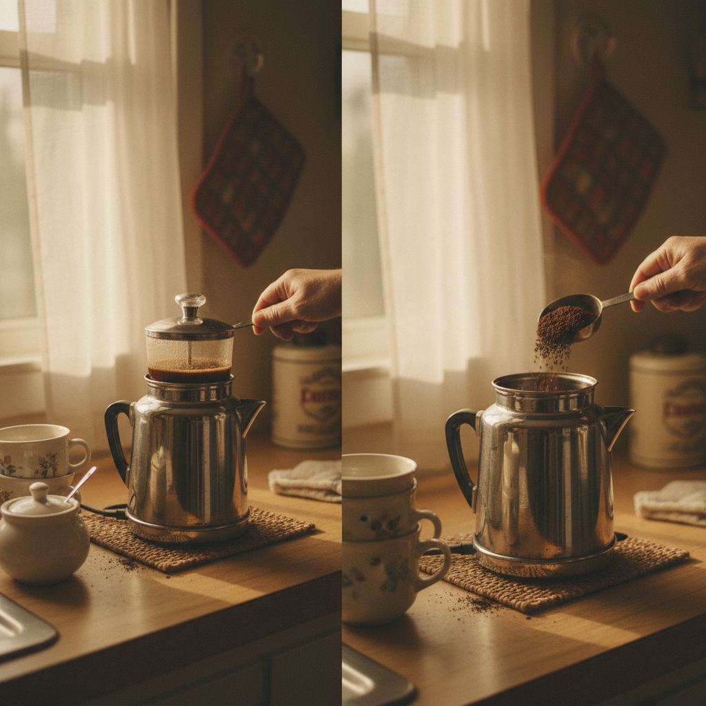 A closer memory of The Rhythmic Gurgle of the Percolator