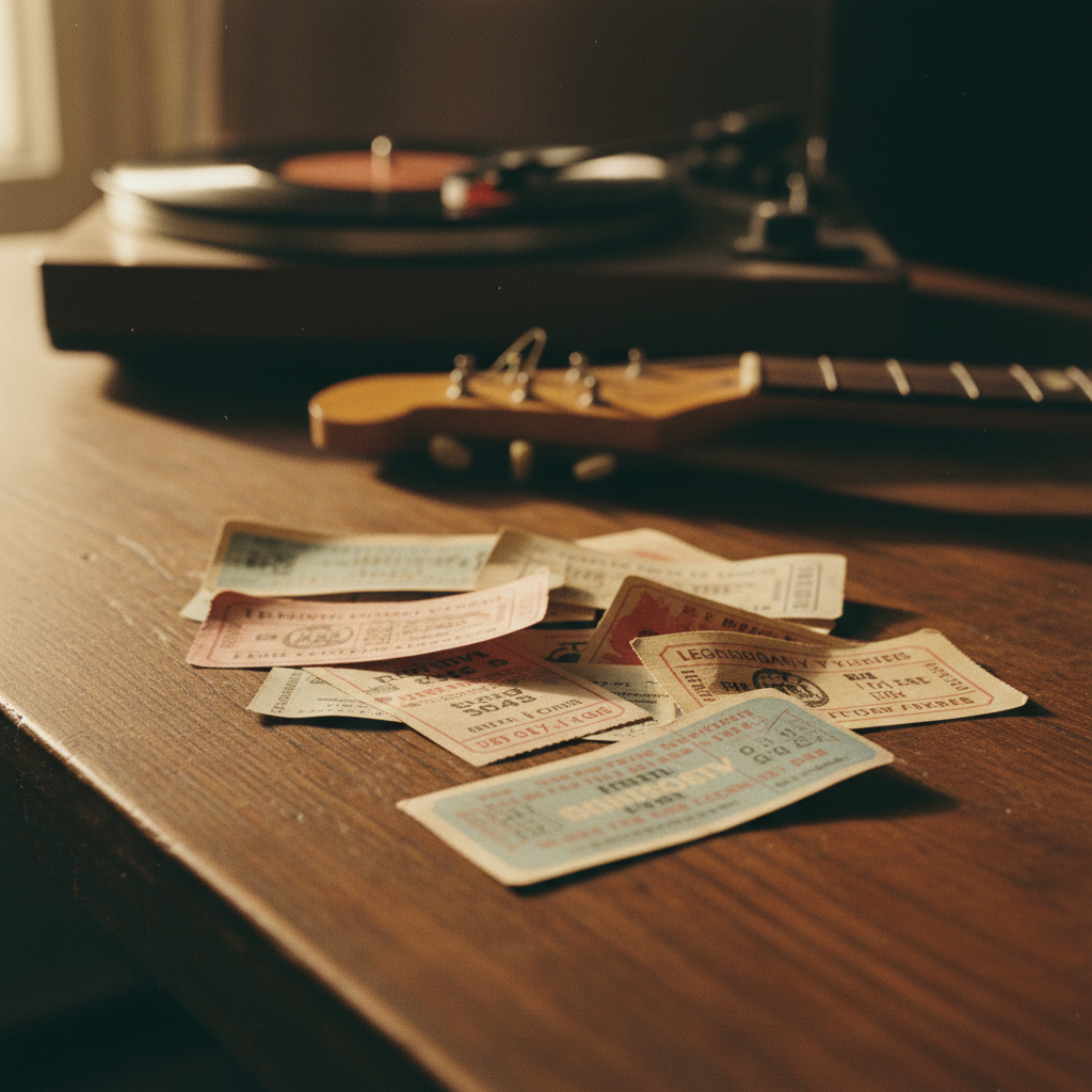 我們珍藏的演唱會門票存根：現場音樂的黃金時代回憶