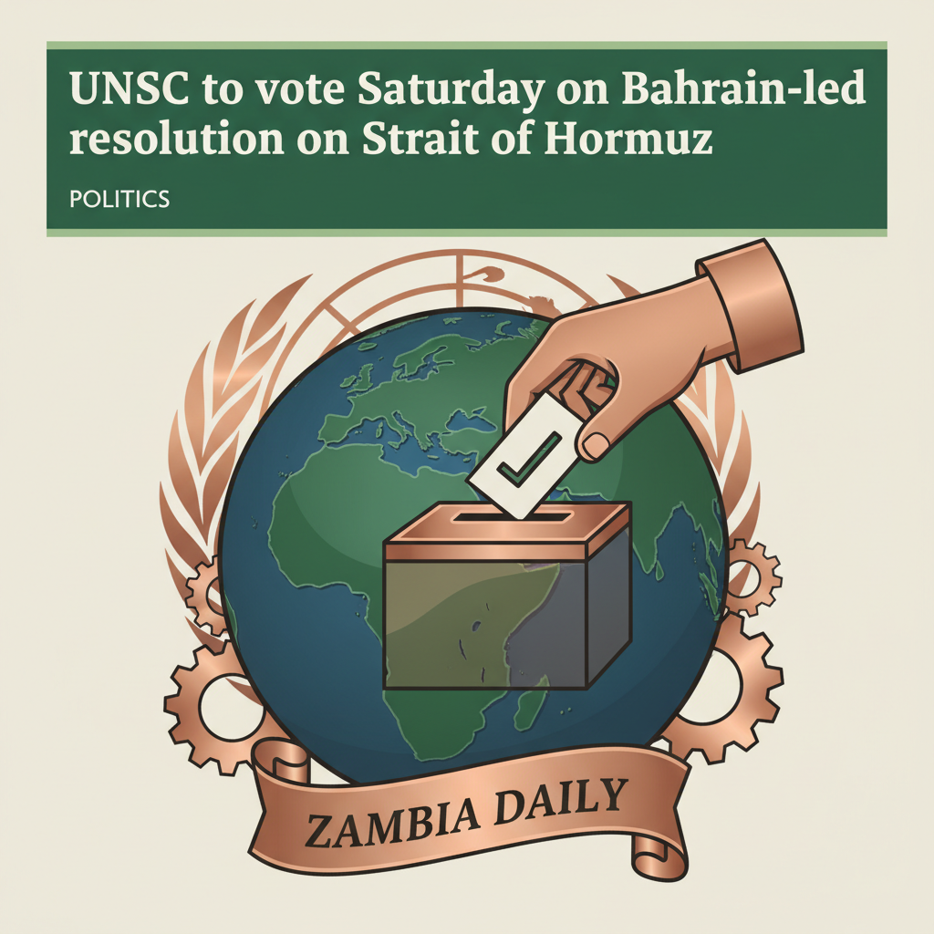 UNSC to vote Saturday on Bahrain-led resolution on Strait of Hormuz