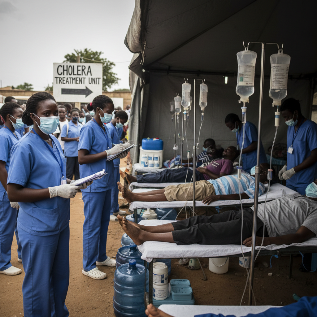 Zambia Records 12 New Cholera Cases in 24 Hours