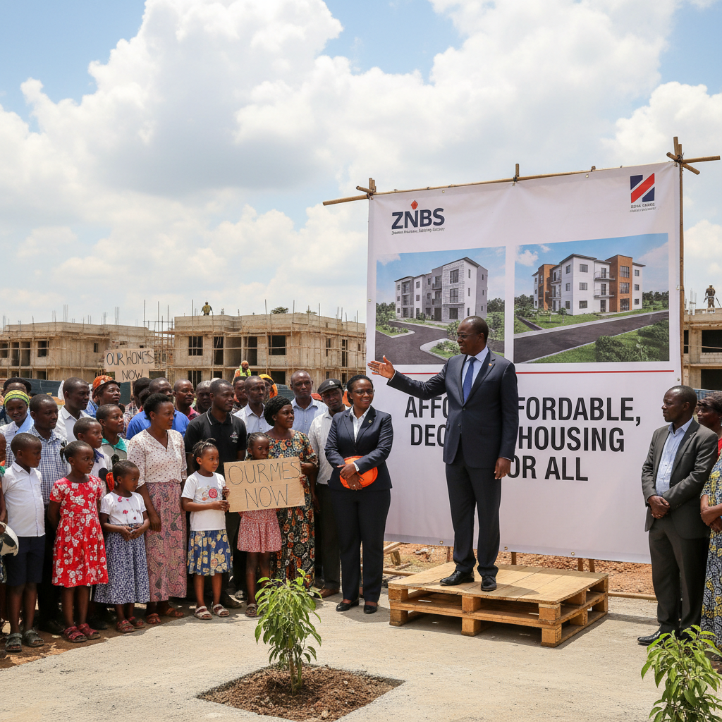 HH challenges ZNBS to build affordable, decent housing