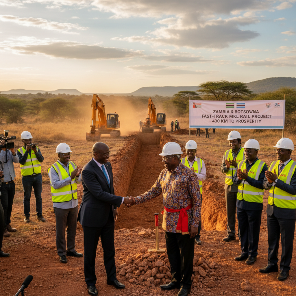 Zambia and Botswana fast-track 430 km MKL rail project