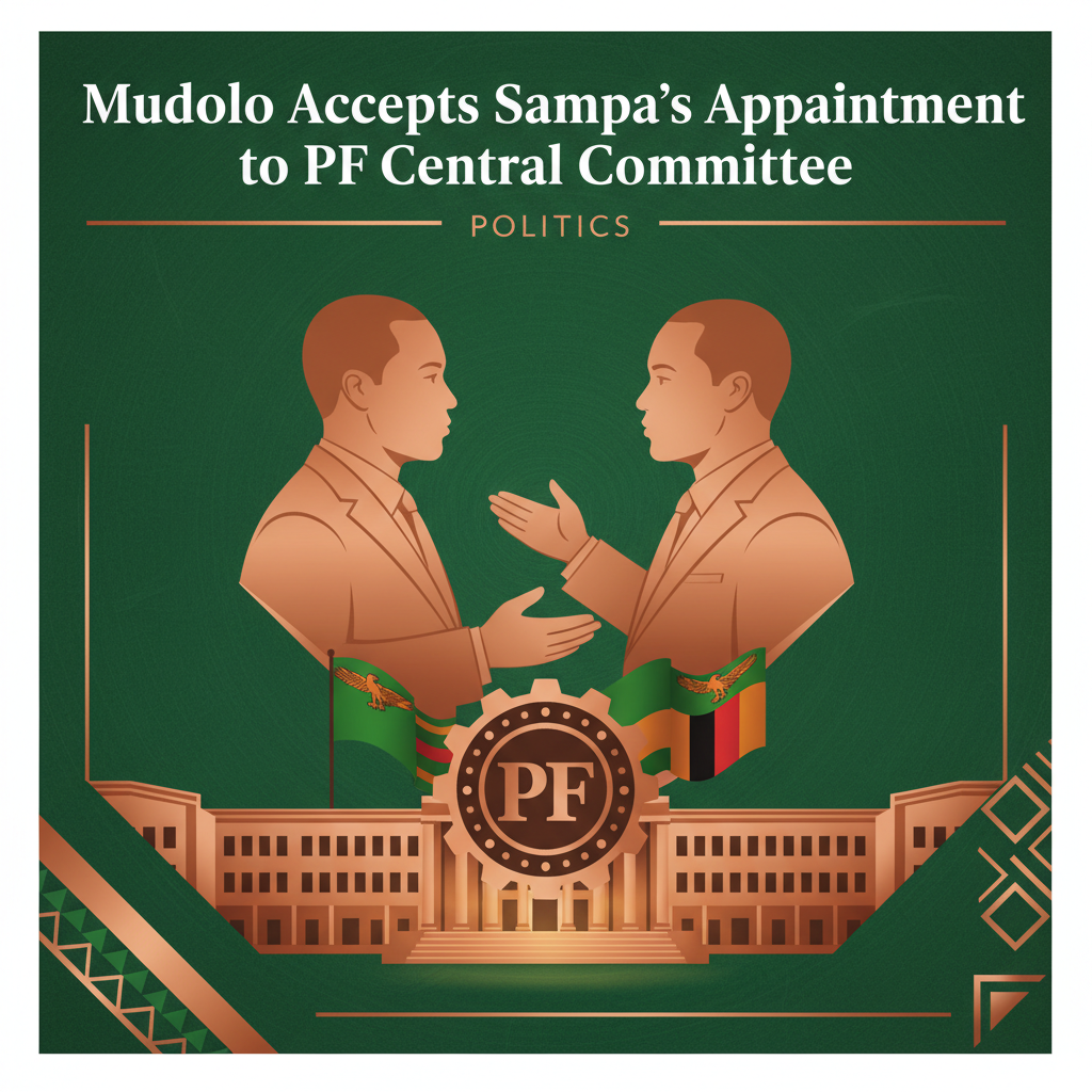 Mudolo Accepts Sampa’s Appointment to PF Central Committee