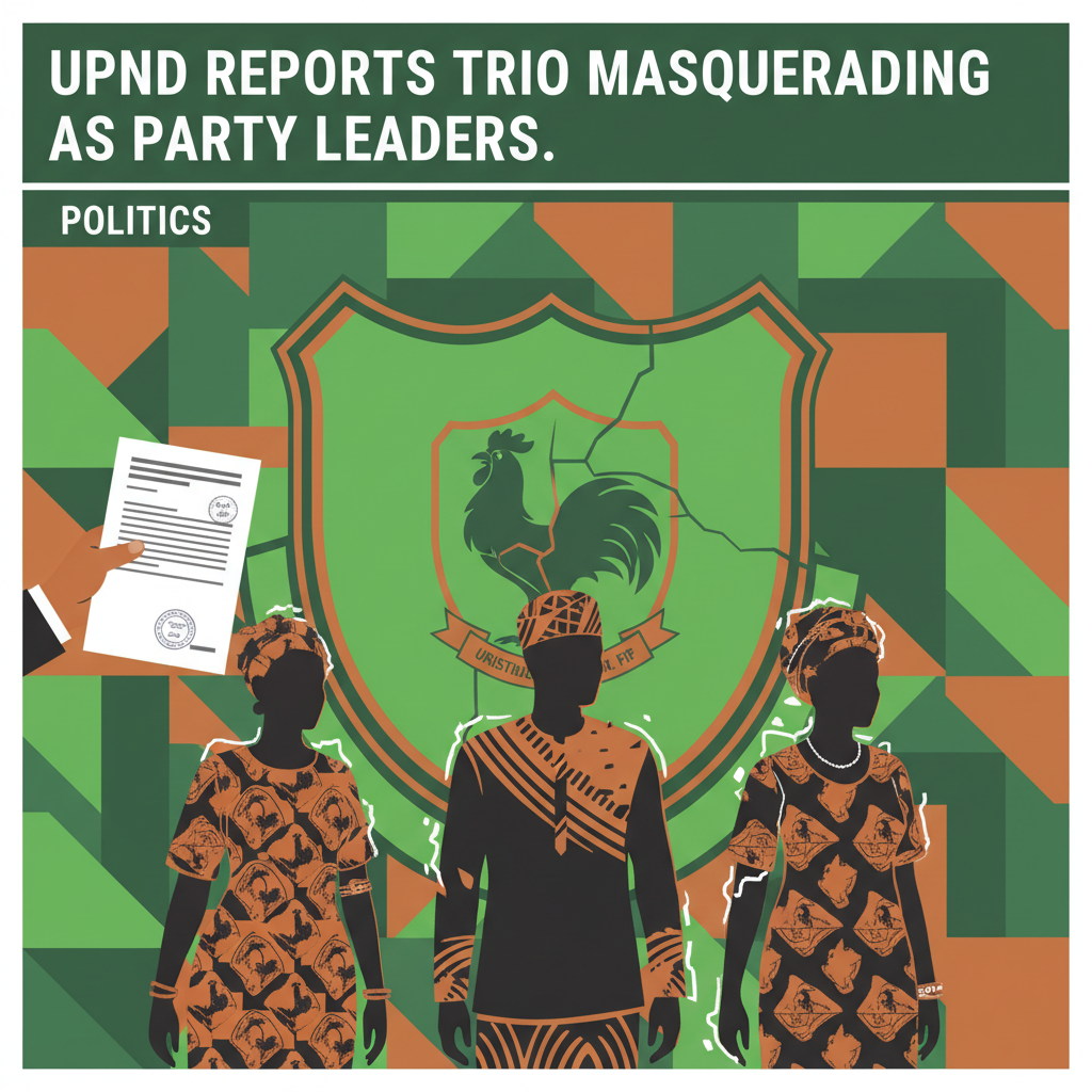 UPND reports trio masquarading as party leaders.