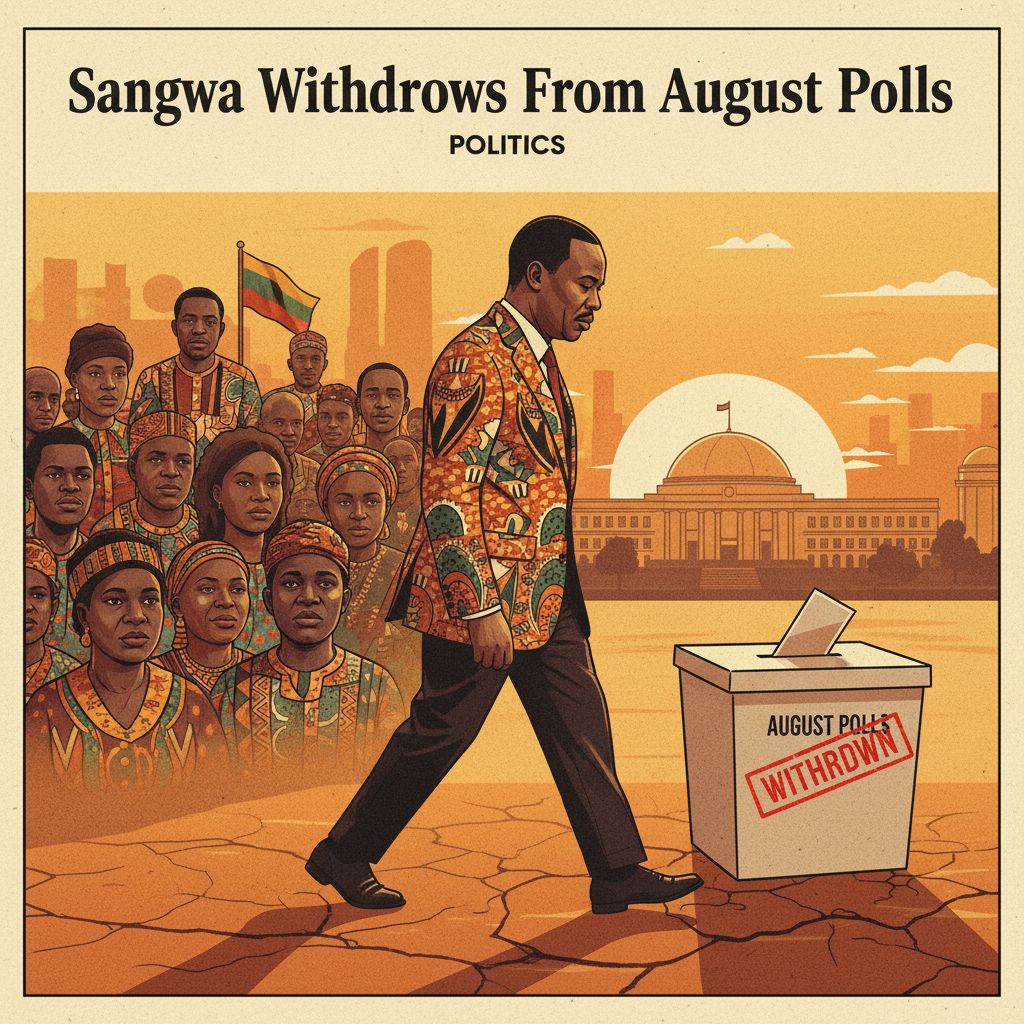 Sangwa Withdraws From August Polls