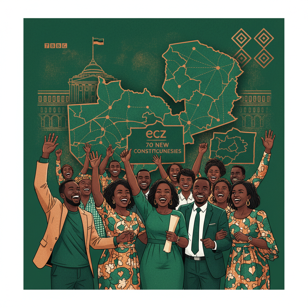 Eastern and Southern top list as ECZ creates 70 new constituencies.