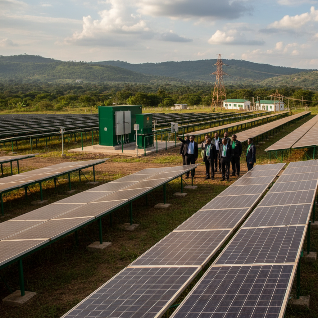 Zambia: Utility commissions solar PV plant