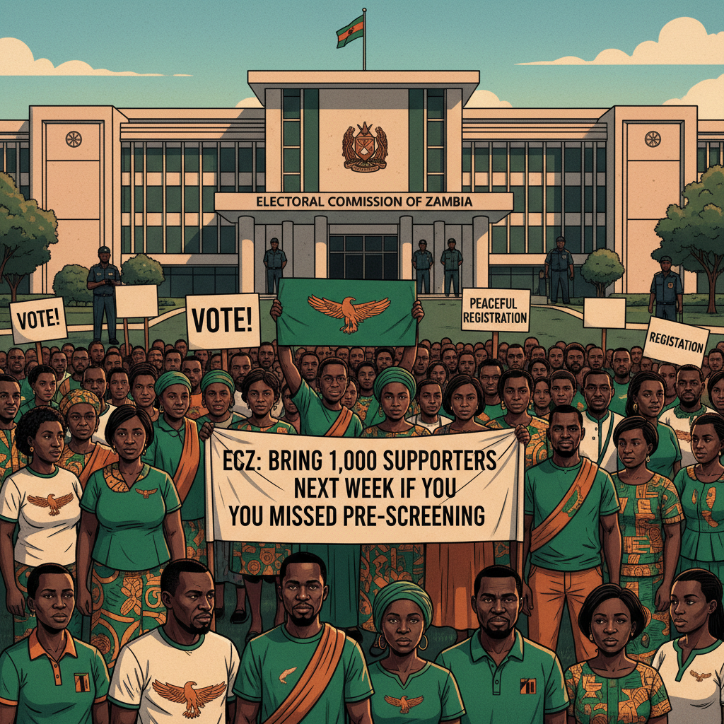 ECZ: Bring 1,000 Supporters Next Week if You Missed Pre-Screening