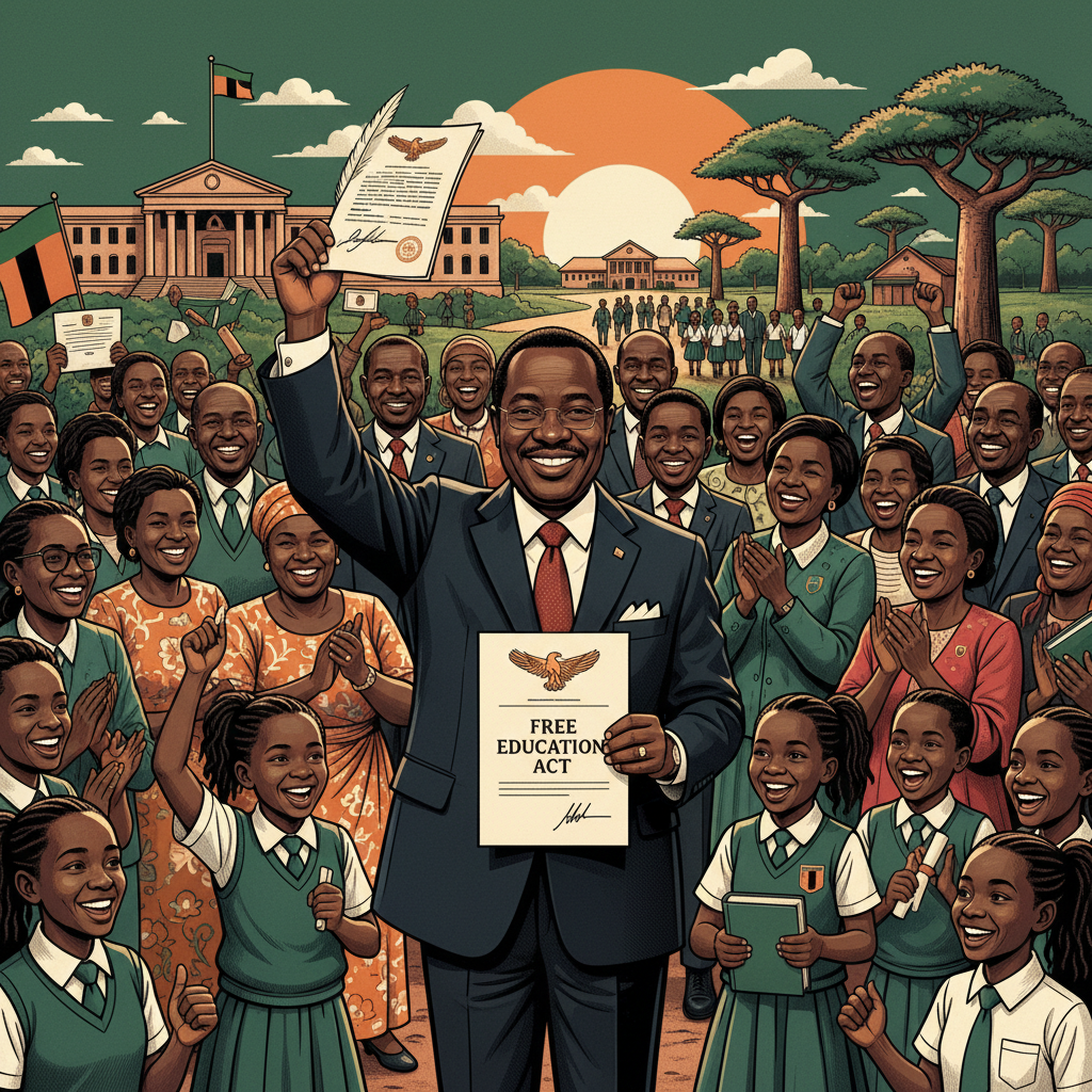 HH assents free education into law