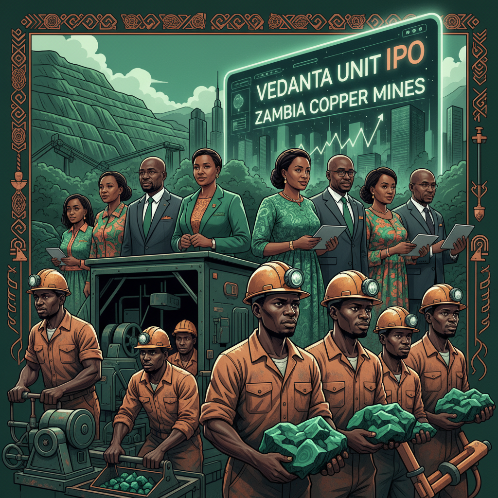 Vedanta Unit Targets IPO in New York to Fund Zambia Copper Mines