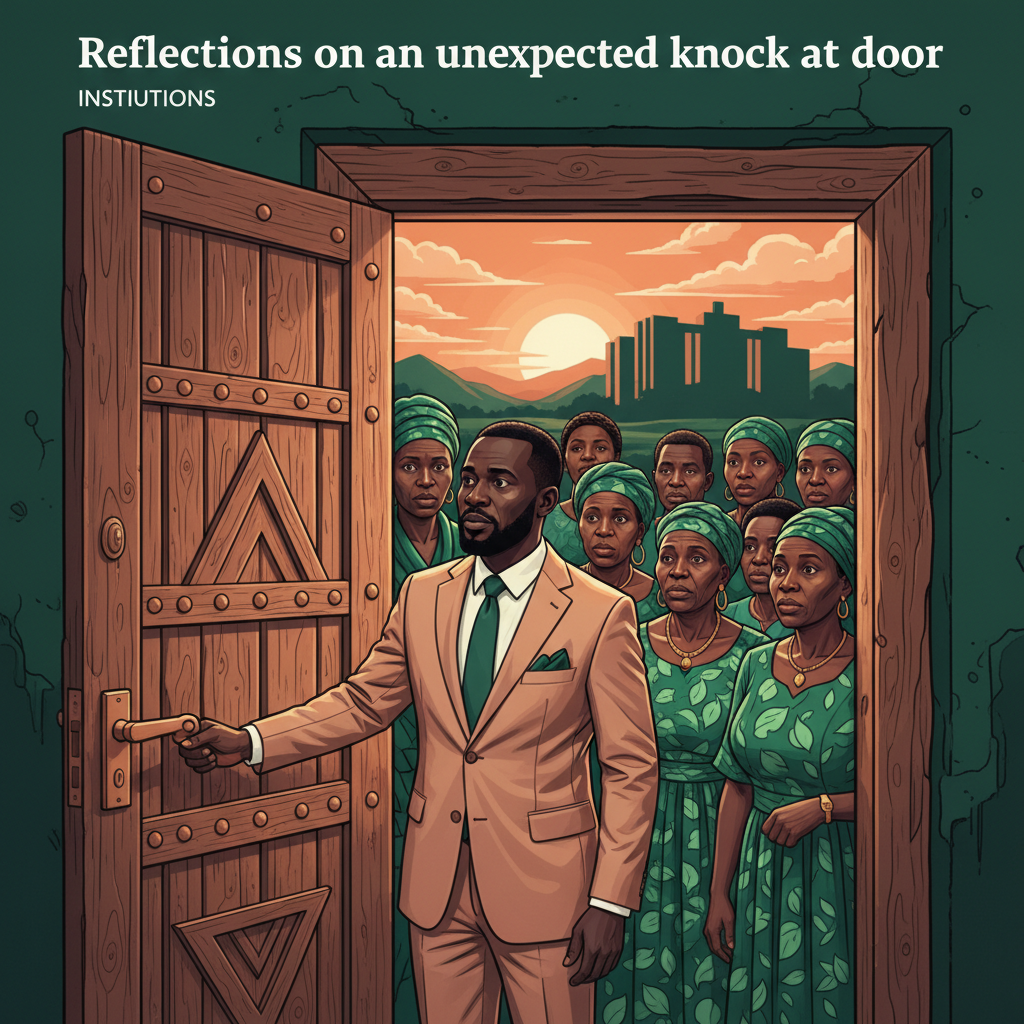 Reflections on an unexpected knock at door