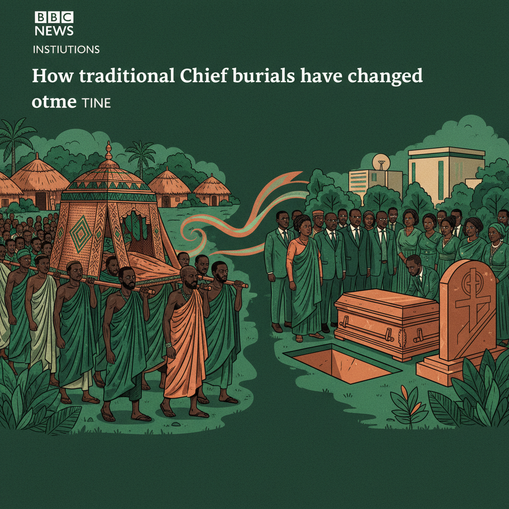How traditional Chief burials have changed over time