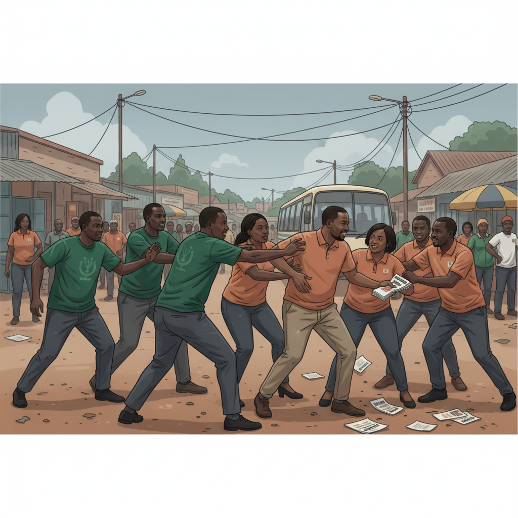 UPND Kabwata cadres disrupt, harass Independent candidate Mainda Simataa’s door-to-door campaign team in Chilenje