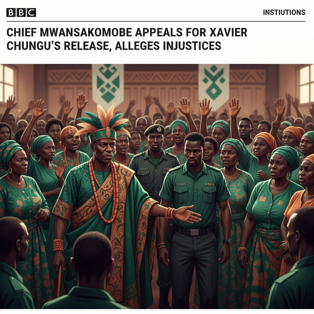 CHIEF MWANSAKOMBE APPEALS FOR XAVIER CHUNGU’S RELEASE, ALLEGES INJUSTICES
