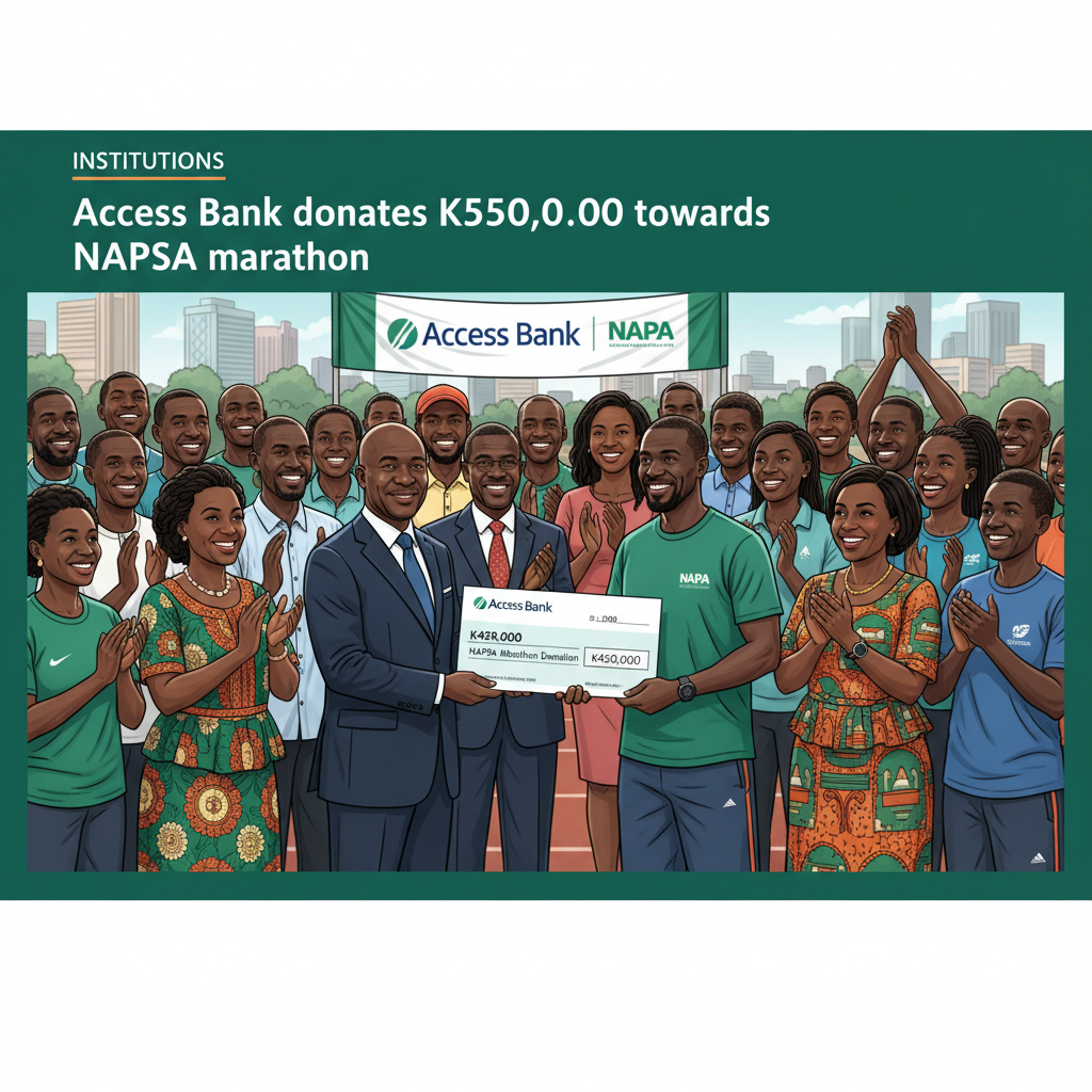 Access Bank donates K450, 000 towards NAPSA marathon