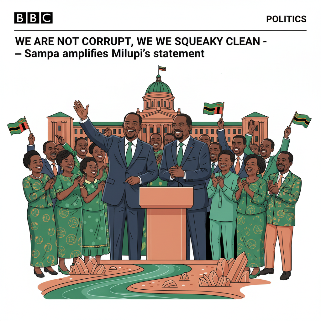 WE ARE NOT CORRUPT, WE ARE SQUEAKY CLEAN – Sampa amplifies Milupi’s statement