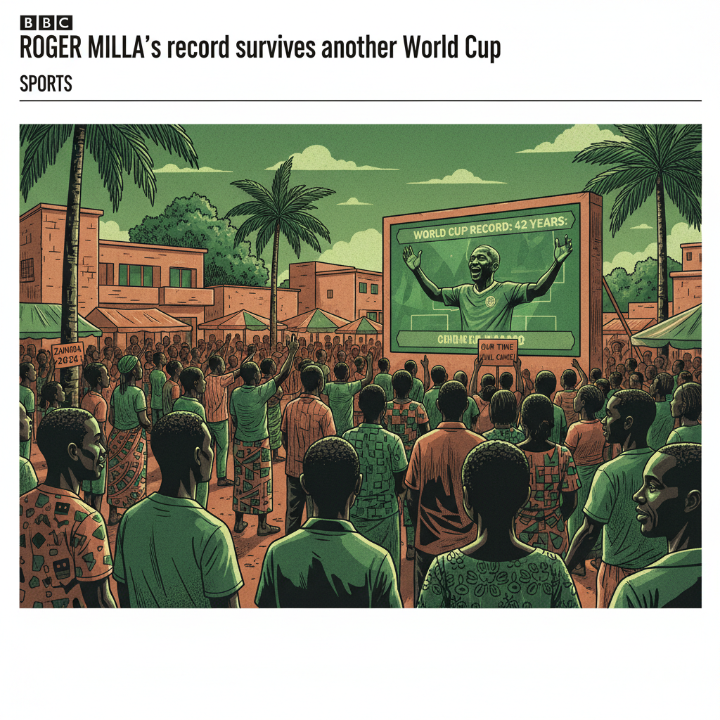 ROGER MILLA’s record survives another World Cup,