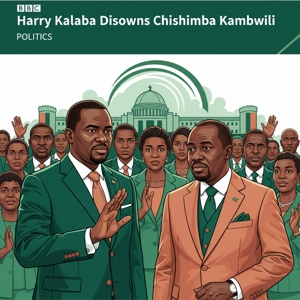Harry Kalaba Disowns Chishimba Kambwili