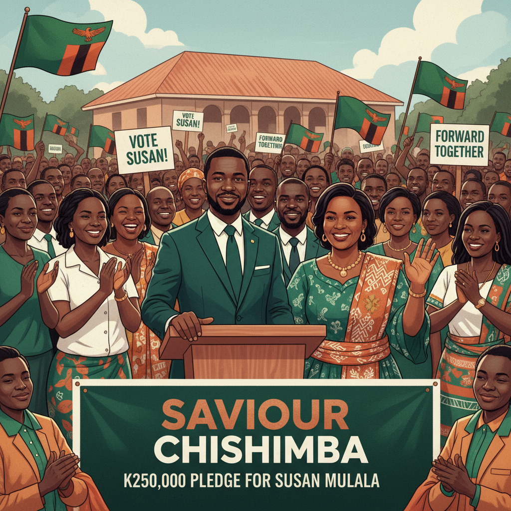 I have committed a contribution of K250,000 towards Susan Mulala campaign- Saviour Chishimba