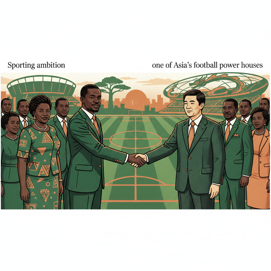 sporting ambition into a partnership with one of Asia’s football power houses.