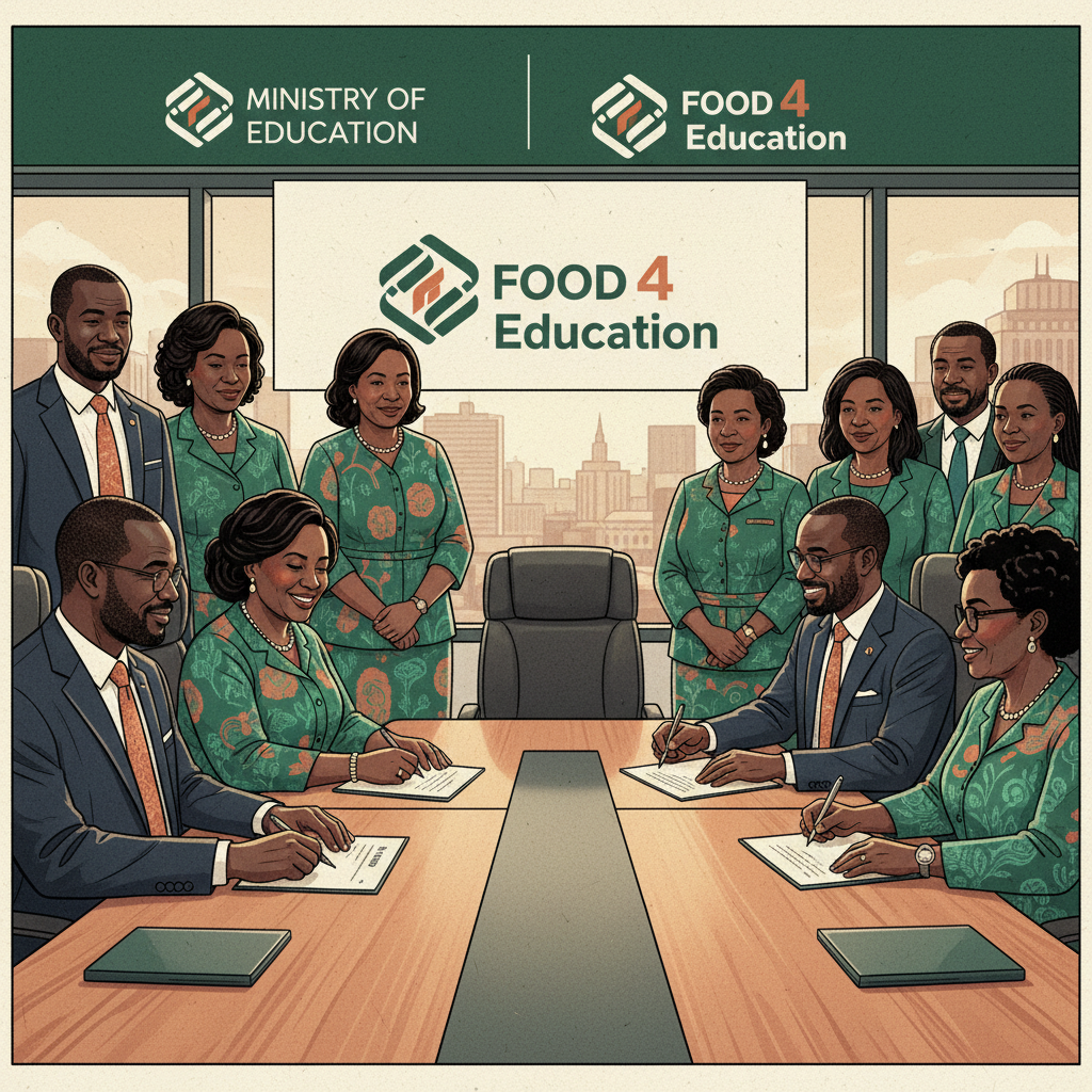 Ministry of Educations signs MoU with Food 4 Education