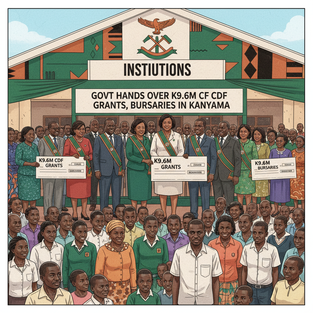 Govt hands over K9.6m CDF grants, bursaries in Kanyama