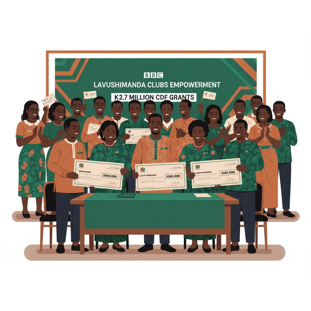 153 Lavushimanda clubs receive K2.7m in CDF grants