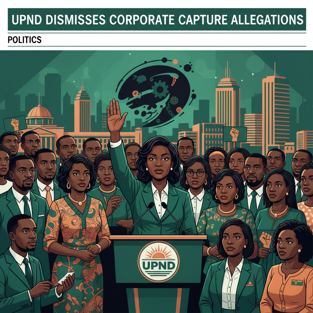 UPND DISMISSES CORPORATE CAPTURE ALLEGATIONS