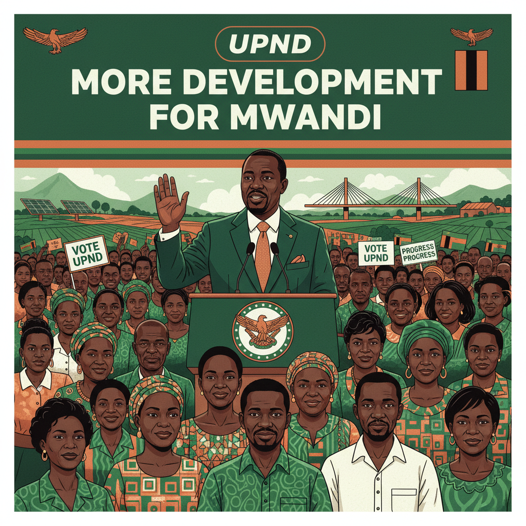 Hichilema pledges more development for Mwandi, urges UPND vote