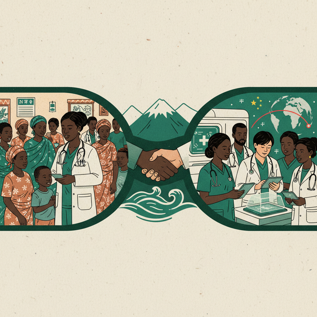 Crossing mountains and oceans, China and Zambia join hands for health