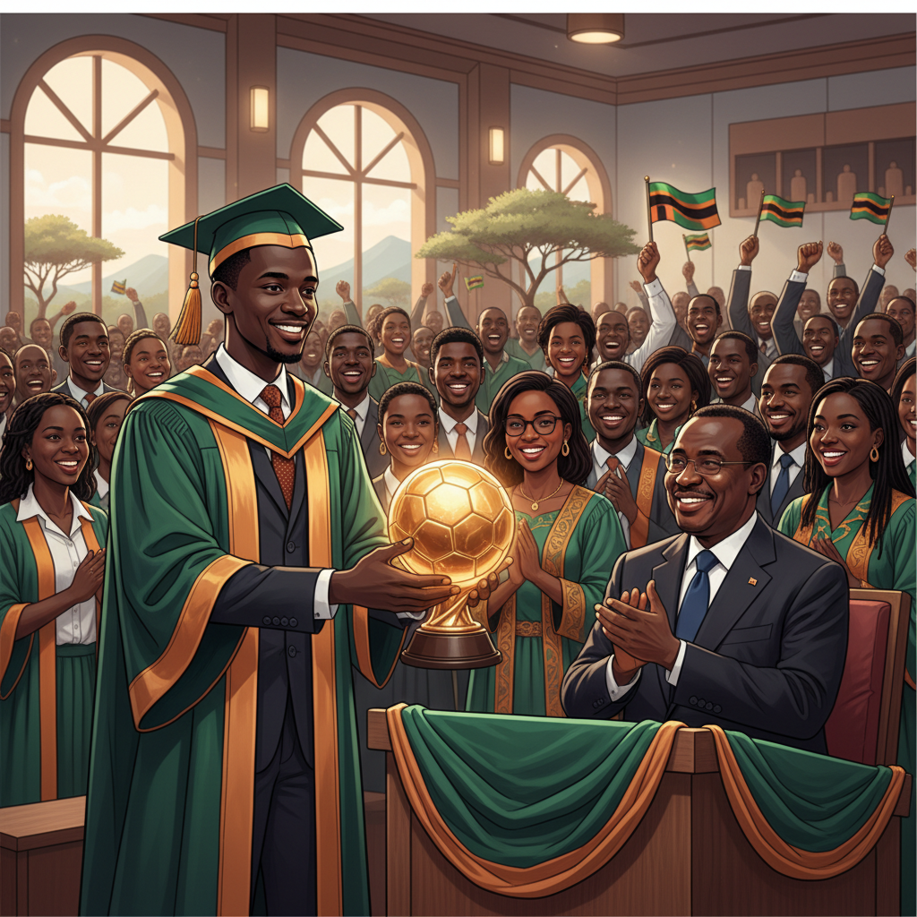 UNZASU president dedicates ‘Ballon d’Or’ to HH