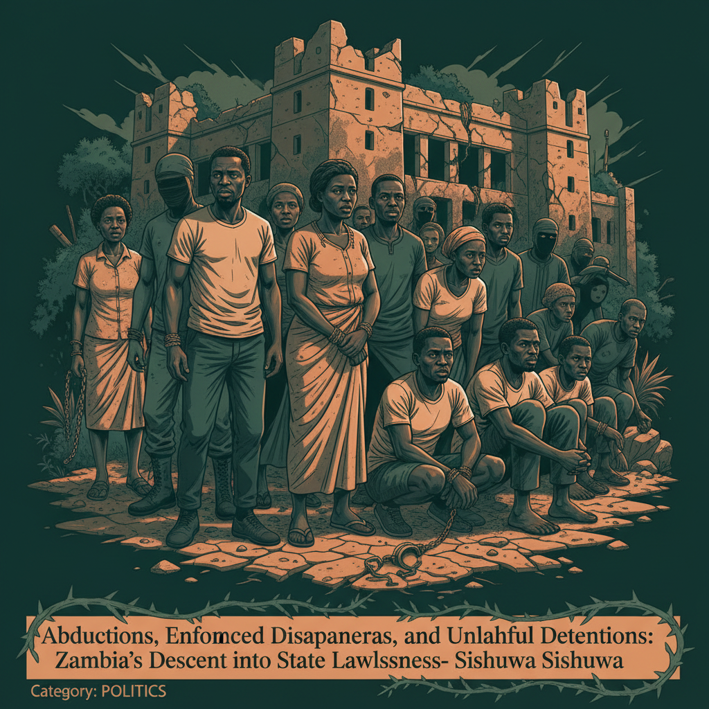 Abductions, Enforced Disappearances, and Unlawful Detentions: Zambia’s Descent into State Lawlessness- Sishuwa Sishuwa