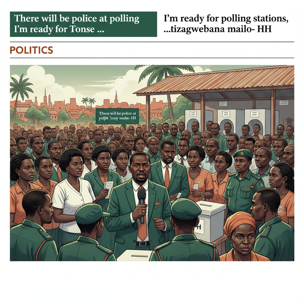 There will be police at polling stations, I’m ready for Tonse … tizagwebana mailo- HH