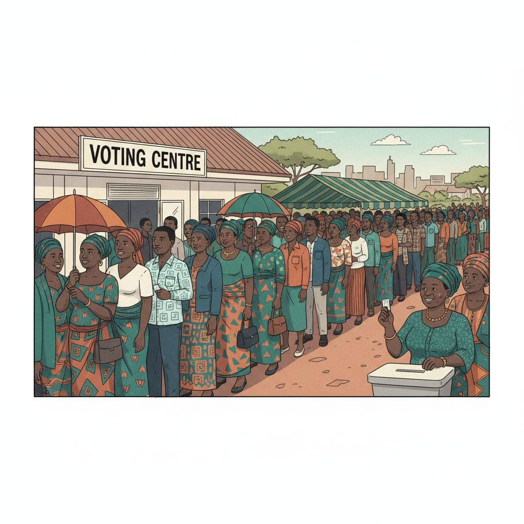 Lusaka residents vote