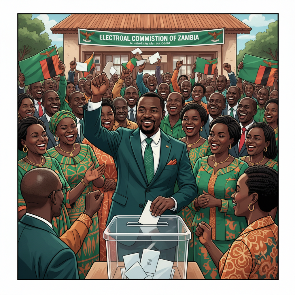 Second independence is here, says Brian Mundubile as he casts his vote