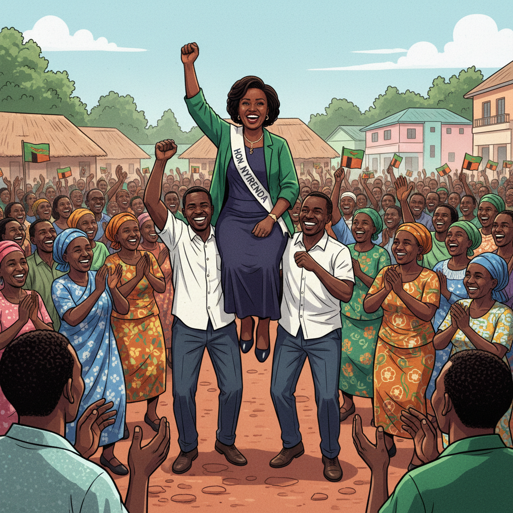 BRENDA NYIRENDA WINS LUNDAZI PARLIAMENTARY SEAT