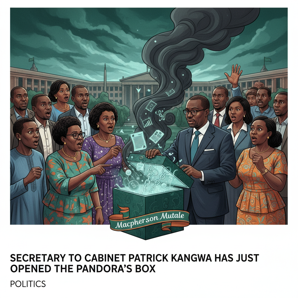 SECRETARY TO CABINET PATRICK KANGWA HAS JUST OPENED THE PANDORA’S BOX- Macpherson Mutale