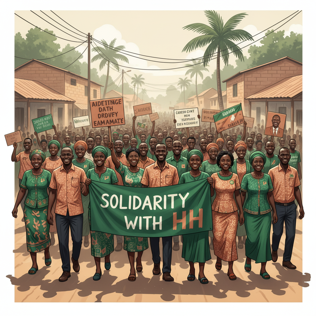 CHIPATA RESIDENTS TAKE TO THE STREETS IN SOLIDARITY WITH PRESIDENT HICHILEMA