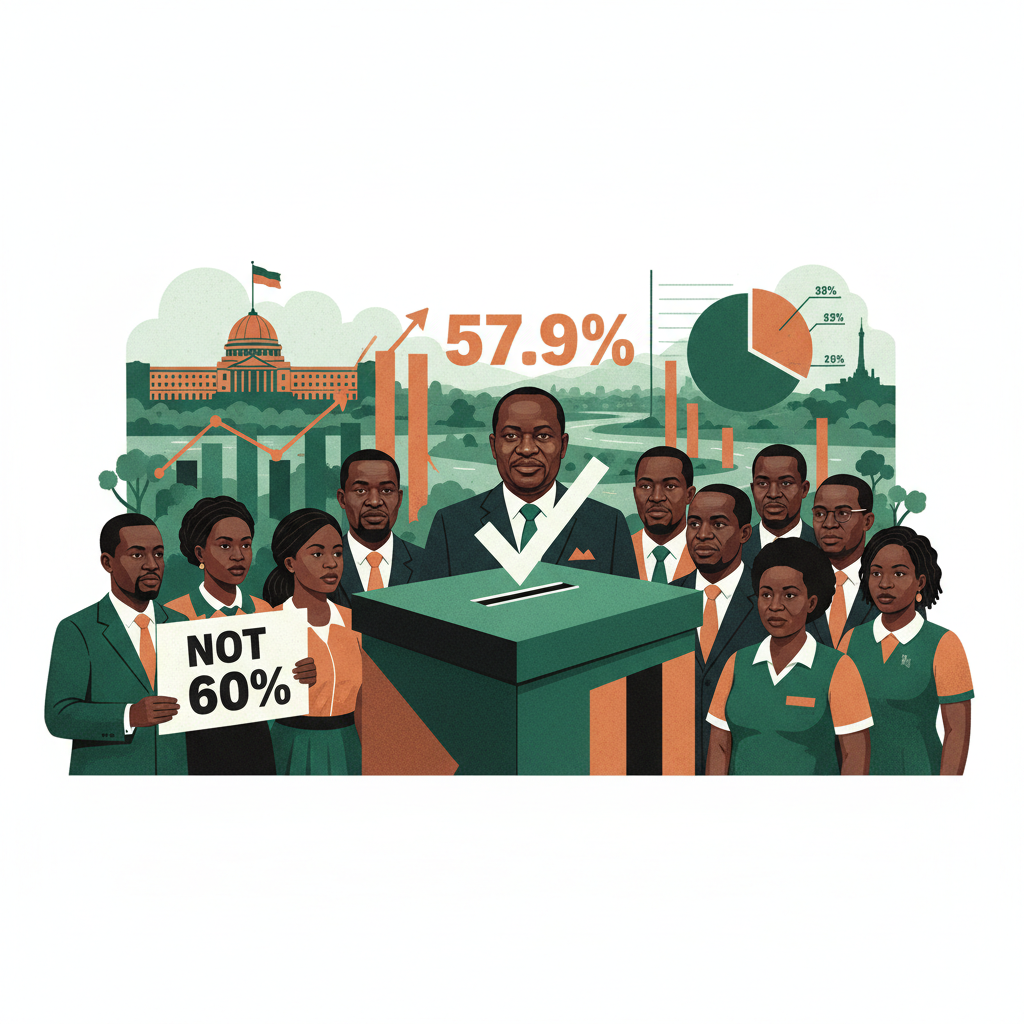 HH WON AUGUST ELECTION WITH 57.9%, NOT 60% SAYS CSOs.