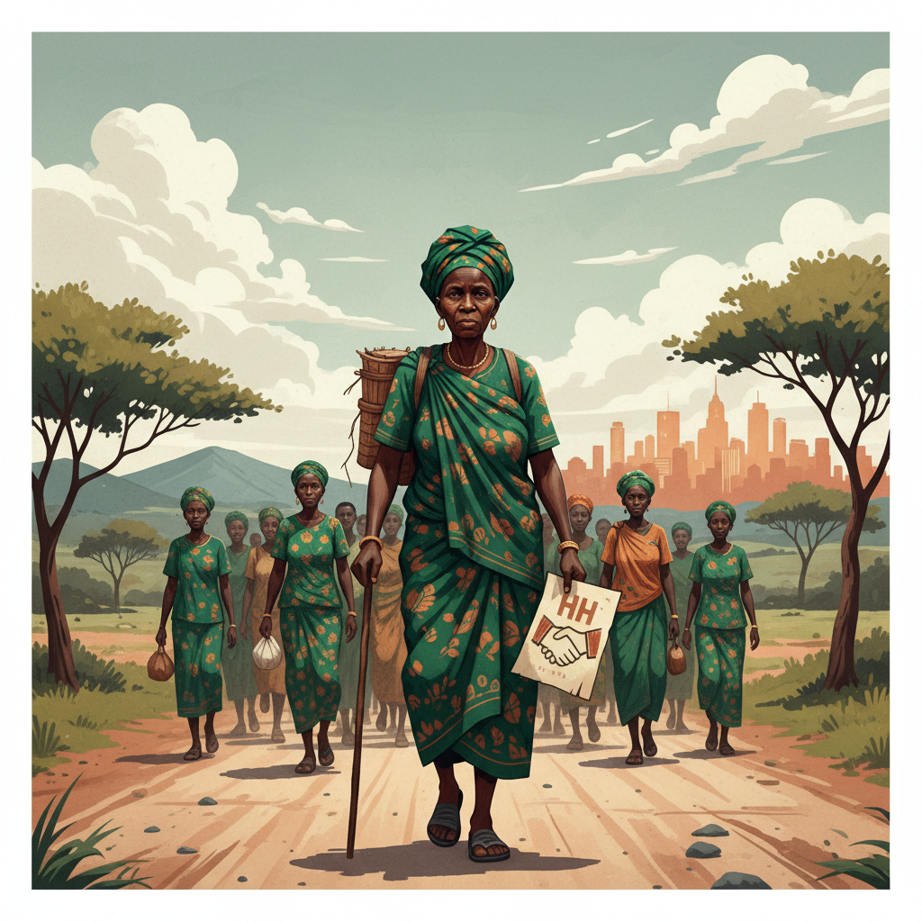52-YEAR-OLD MWENILUNGA WOMAN WALKS TO LUSAKA TO THANK HH IN PERSON