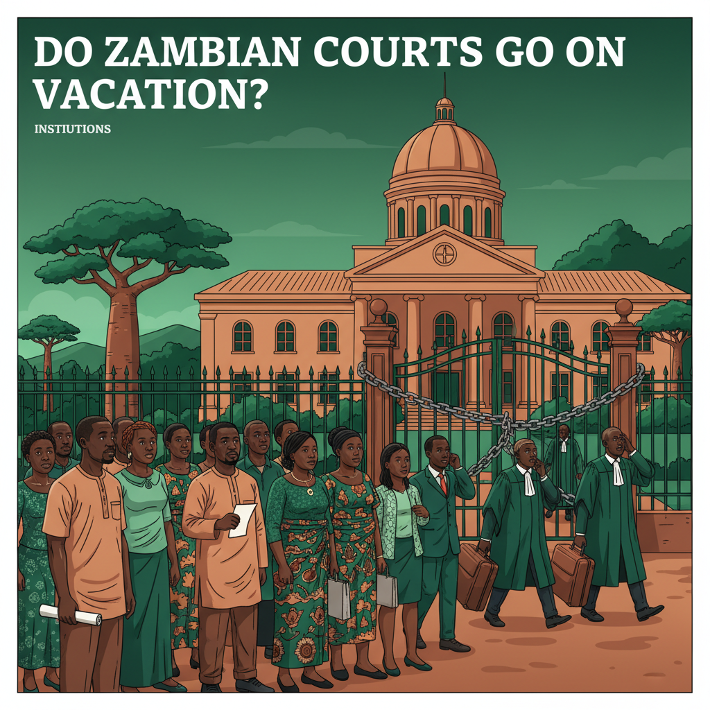 DO ZAMBIAN COURTS GO ON VACATION? 