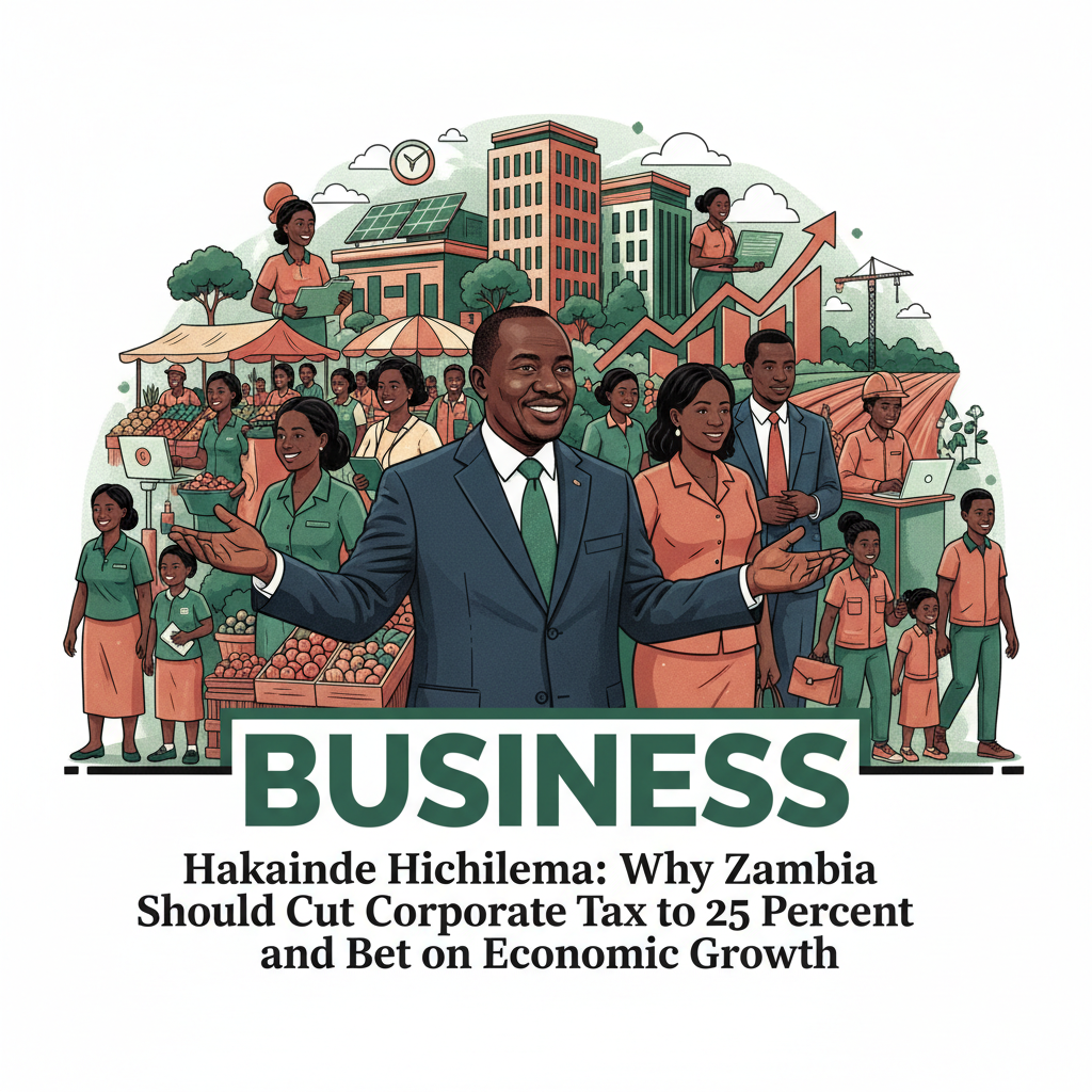 Hakainde Hichilema: Why Zambia Should Cut Corporate Tax to 25 Percent and Bet on Economic Growth